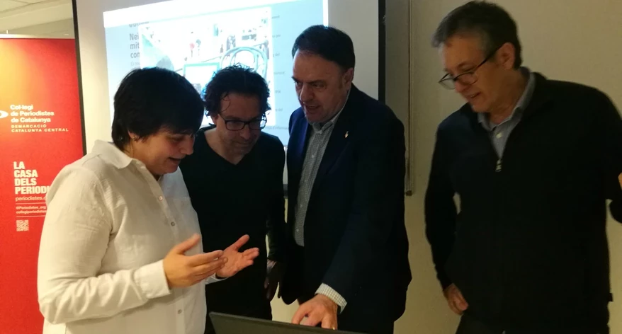 Moment que les autoritats van fer el primer clic a la web.