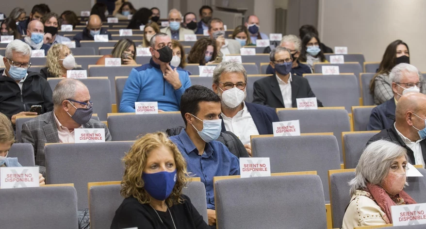 Vista general dels assistents.