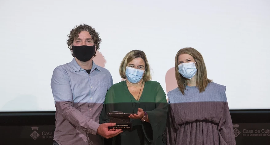 Francesc Solà, Glòria Ametller i Elisabet Don.